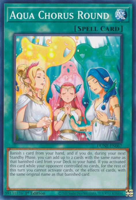 Aqua Chorus Round card image