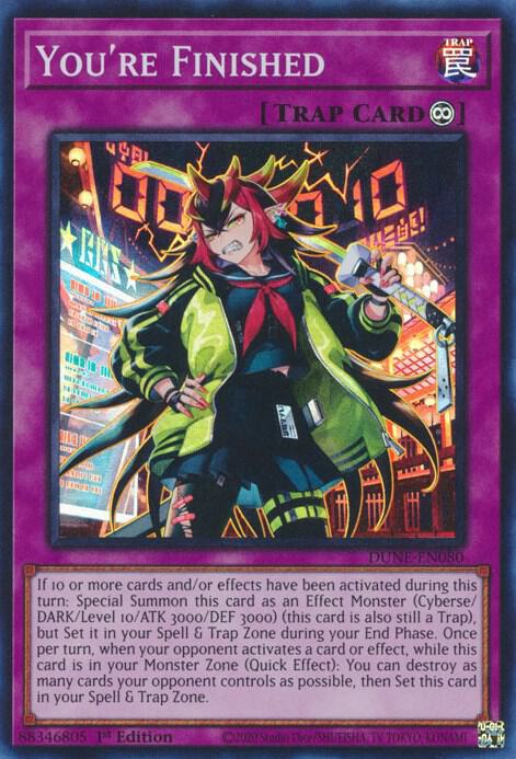 You're Finished card image