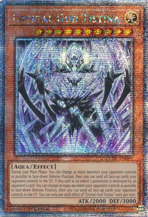 Crystal God Tistina (Quarter Century Secret Rare) card image