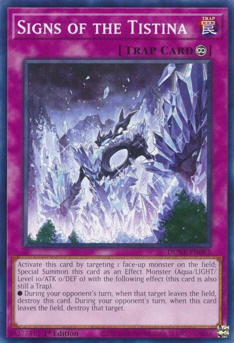 Signs of the Tistina card image