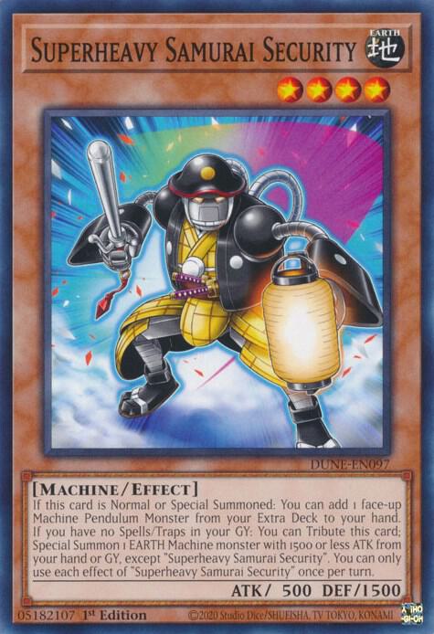 Superheavy Samurai Security card image