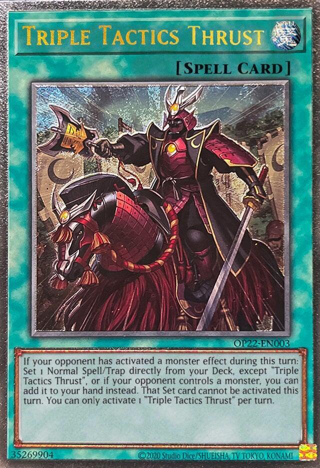 Triple Tactics Thrust (UTR) card image