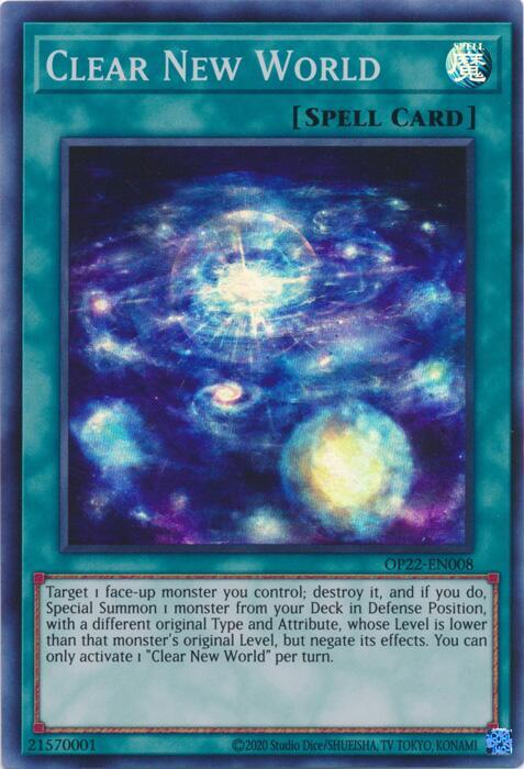 Clear New World card image