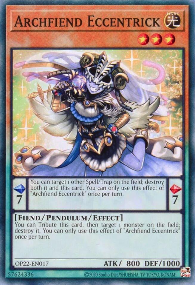 Archfiend Eccentrick card image