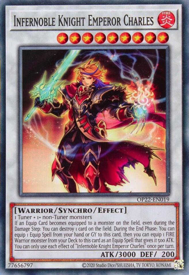 Infernoble Knight Emperor Charles card image