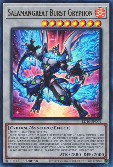 Salamangreat Burst Gryphon card image