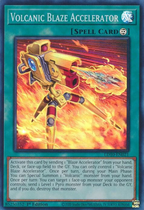 Volcanic Blaze Accelerator card image