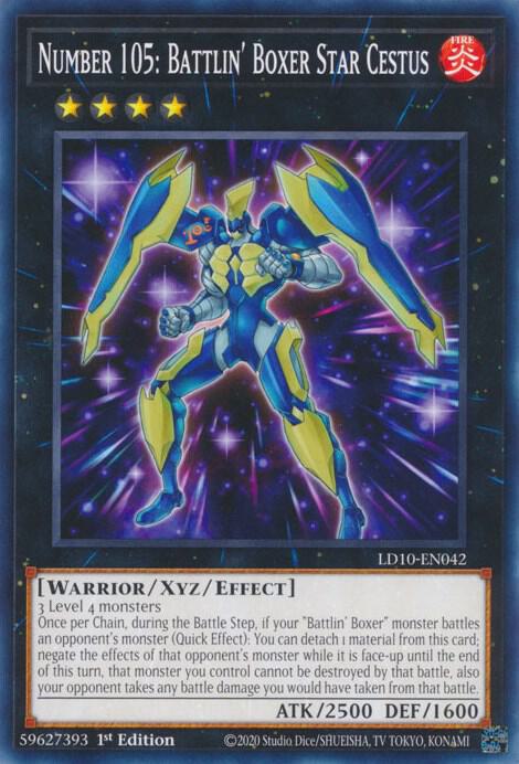 Number 105: Battlin' Boxer Star Cestus card image