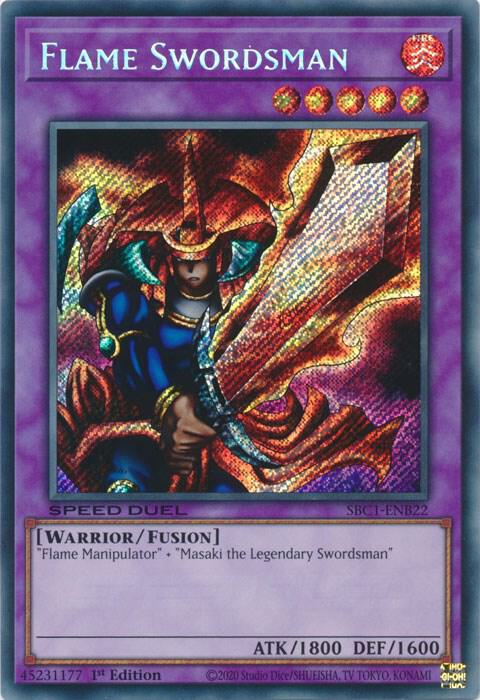 Flame Swordsman (Secret Rare) card image