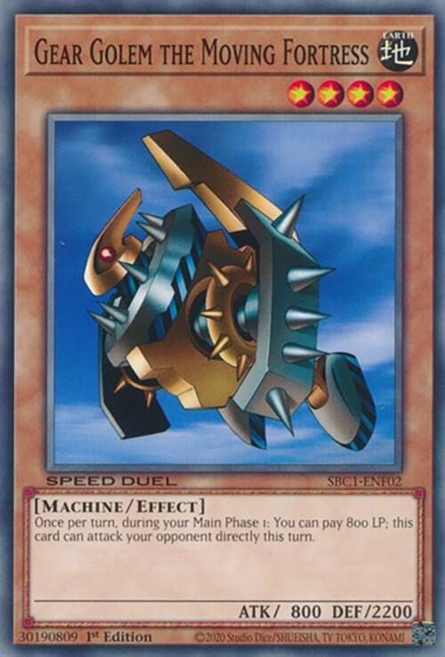 Gear Golem the Moving Fortress card image
