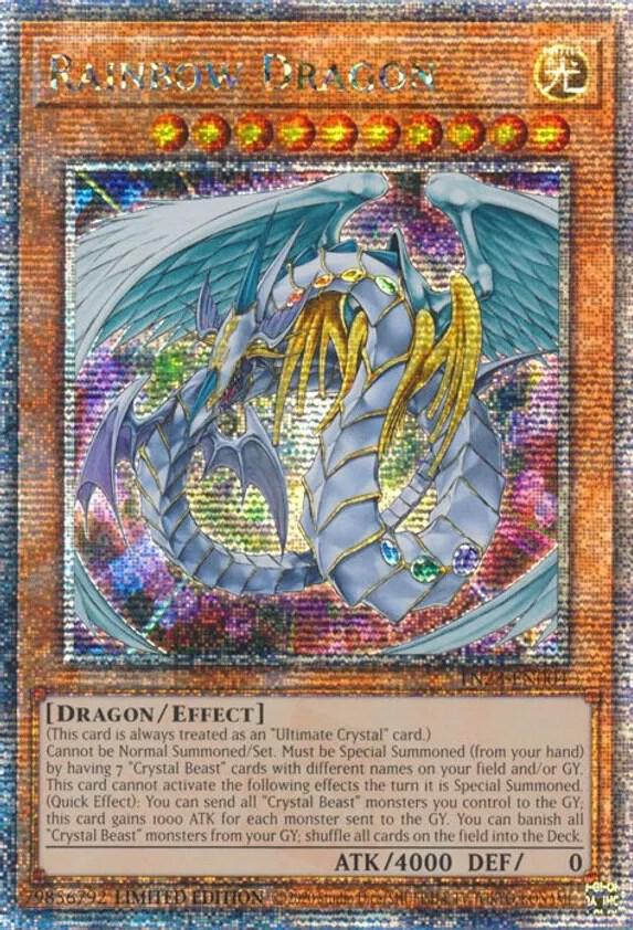 Rainbow Dragon (Quarter Century Secret Rare) card image
