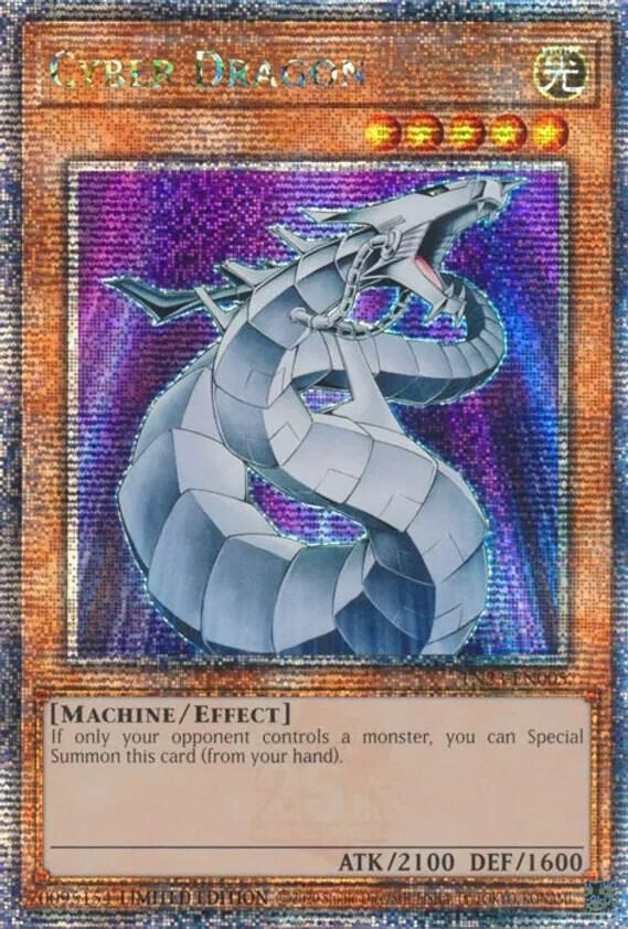 Cyber Dragon (Quarter Century Secret Rare) card image
