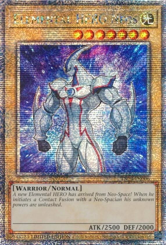 Elemental HERO Neos (Quarter Century Secret Rare) card image