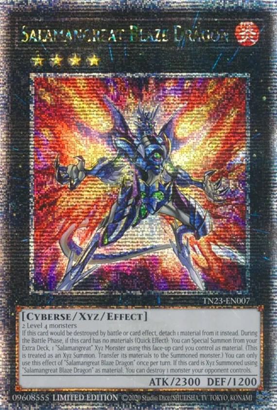 Salamangreat Blaze Dragon (Quarter Century Secret Rare) card image