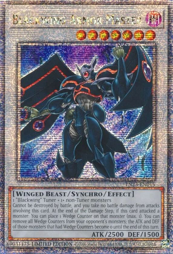 Blackwing Armor Master (Quarter Century Secret Rare) card image