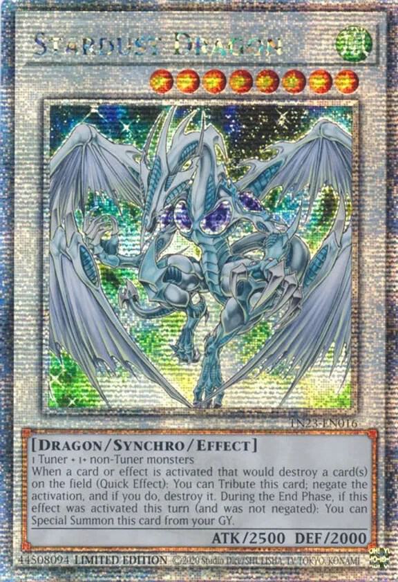 Stardust Dragon (Quarter Century Secret Rare) card image