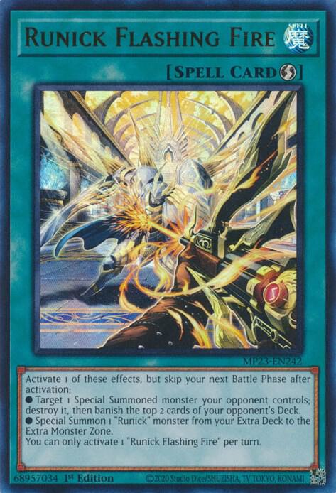 Runick Flashing Fire card image