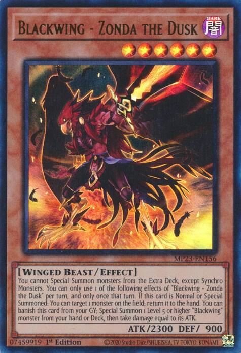 Blackwing - Zonda the Dusk card image