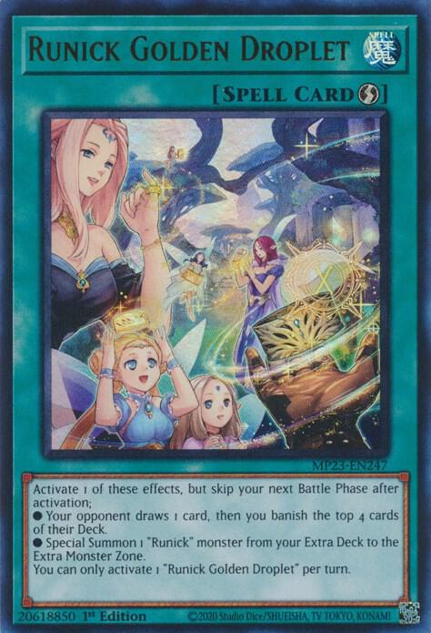 Runick Golden Droplet card image
