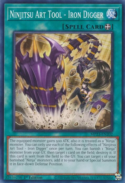 Ninjitsu Art Tool - Iron Digger card image
