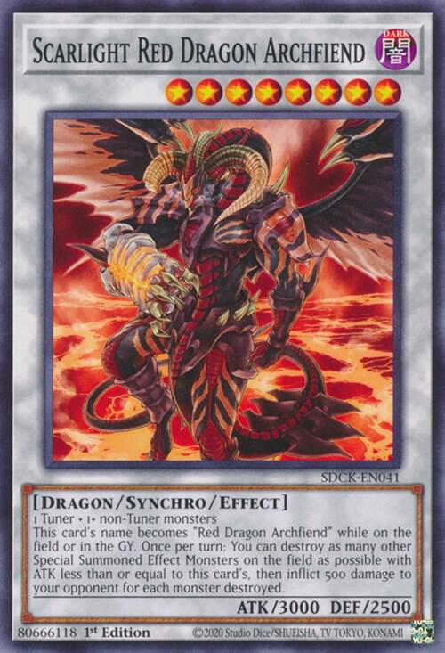 Scarlight Red Dragon Archfiend card image