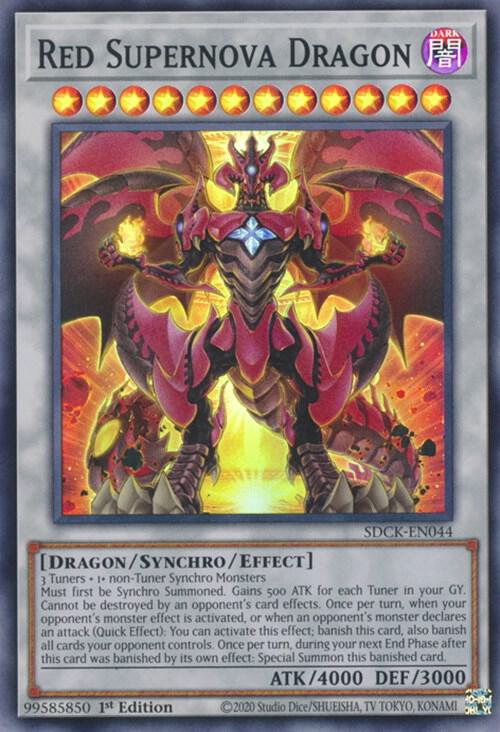 Red Supernova Dragon card image