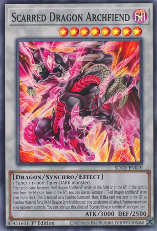 Scarred Dragon Archfiend card image