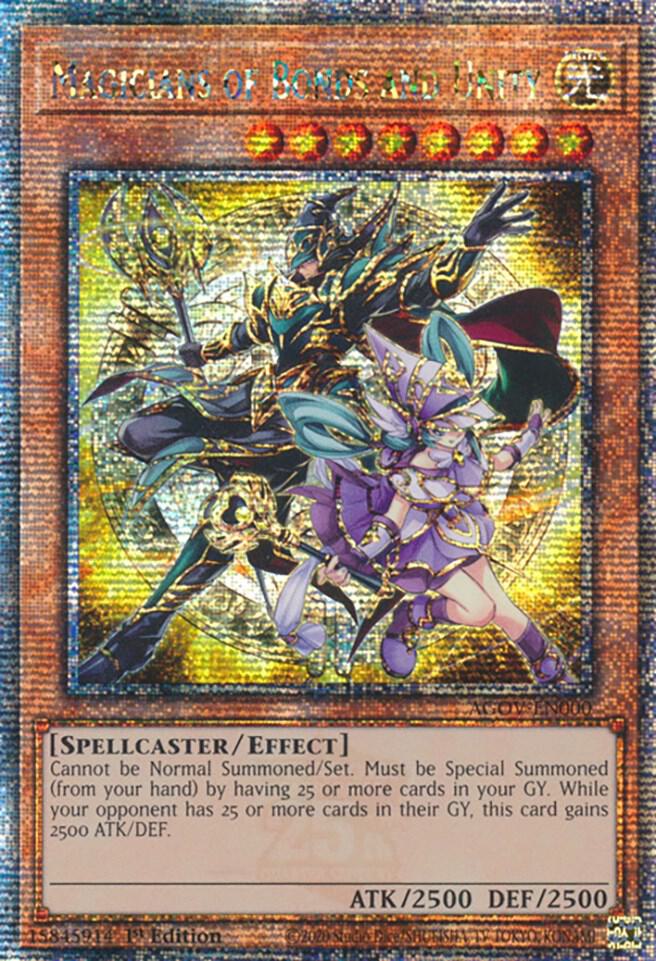 Magicians of Bonds and Unity (Quarter Century Secret Rare) card image