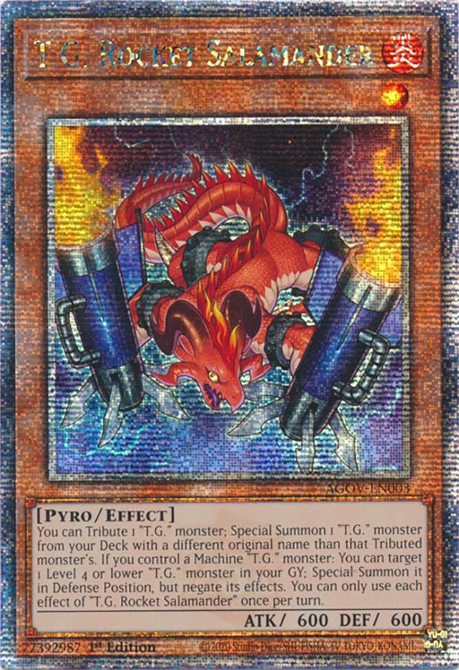 T.G. Rocket Salamander (Quarter Century Secret Rare) card image