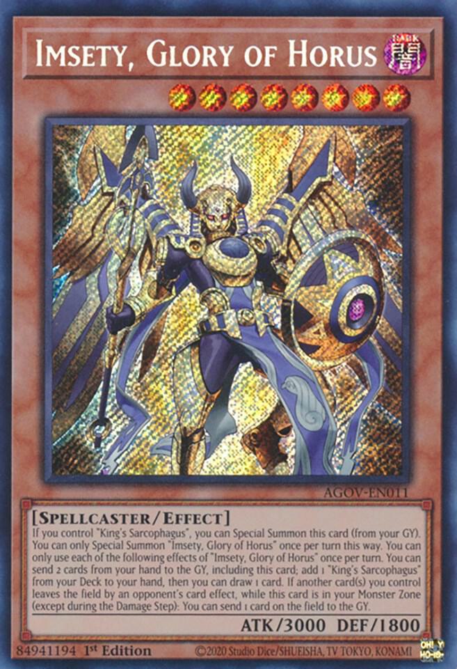 Imsety, Glory of Horus card image