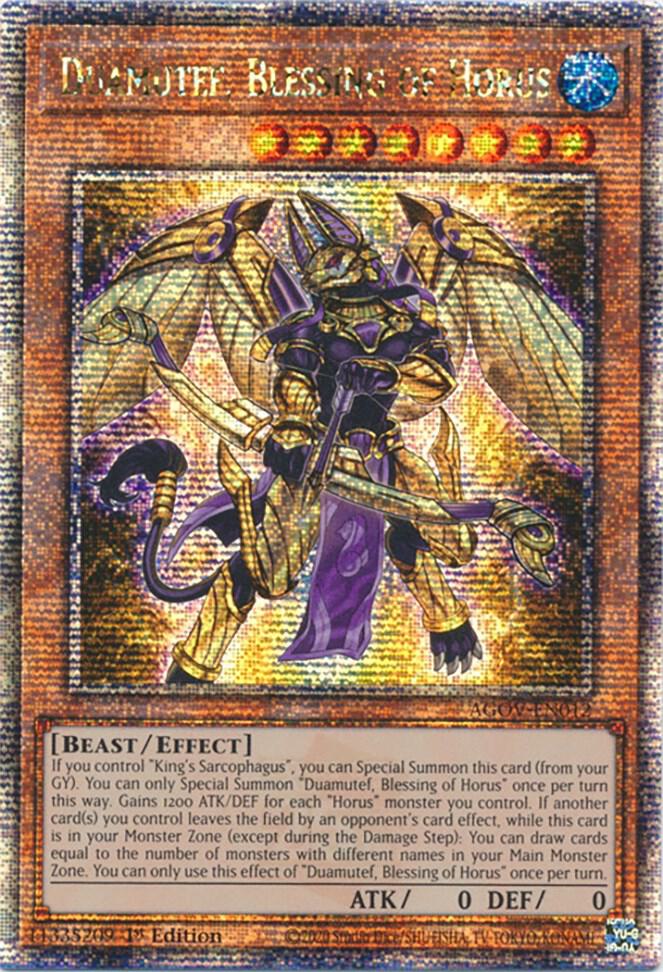 Duamutef, Blessing of Horus (Quarter Century Secret Rare) card image