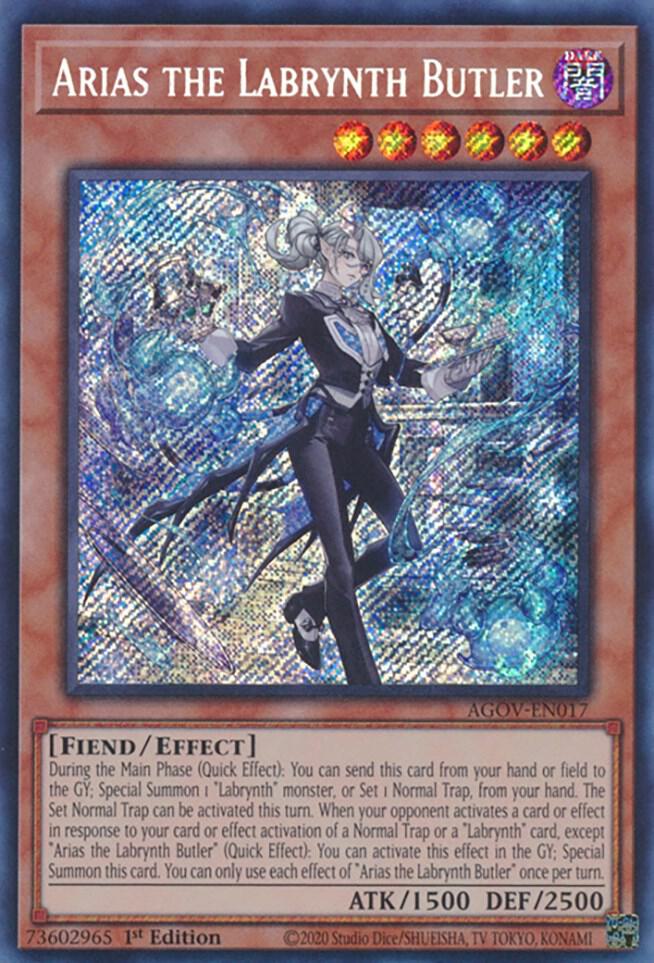 Arias the Labrynth Butler card image