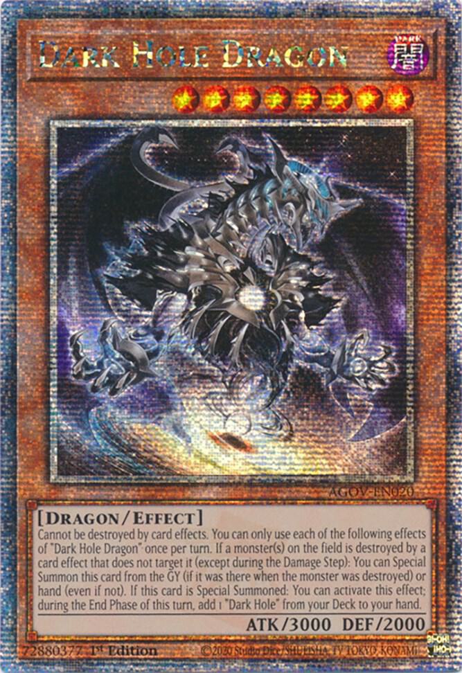 Dark Hole Dragon (Quarter Century Secret Rare) card image