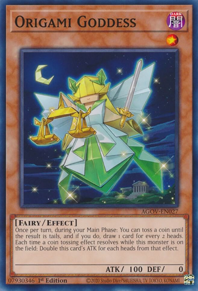 Origami Goddess card image