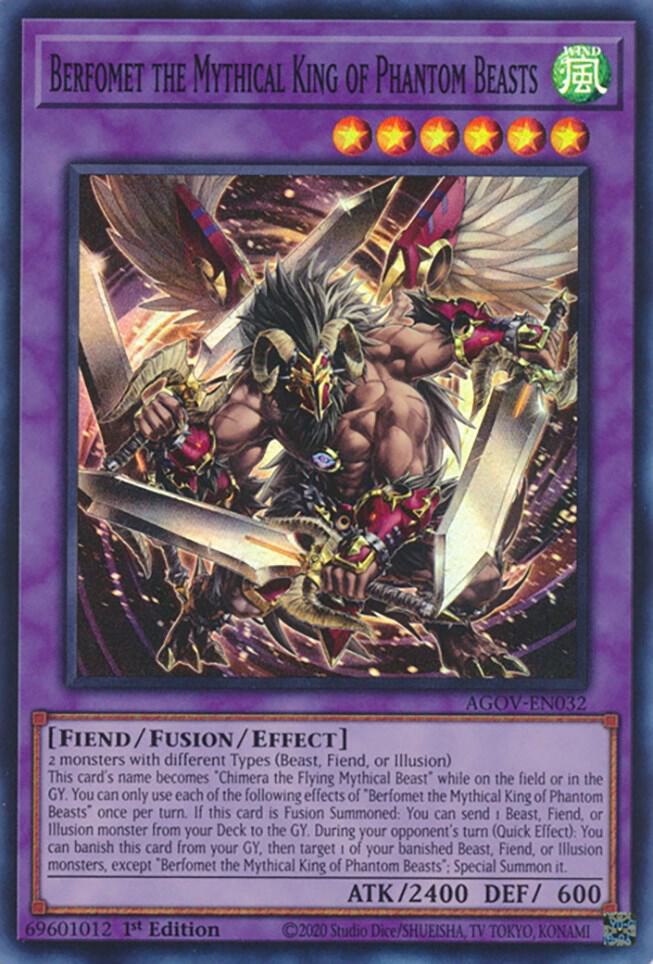 Berfomet the Mythical King of Phantom Beasts card image