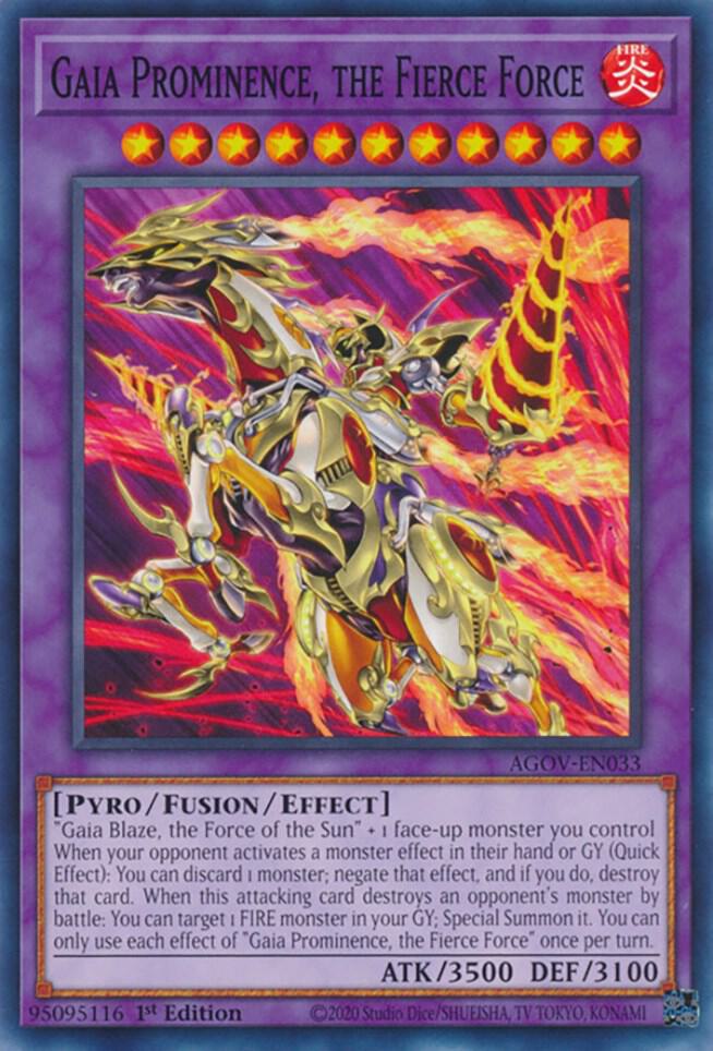 Gaia Prominence, the Fierce Force card image