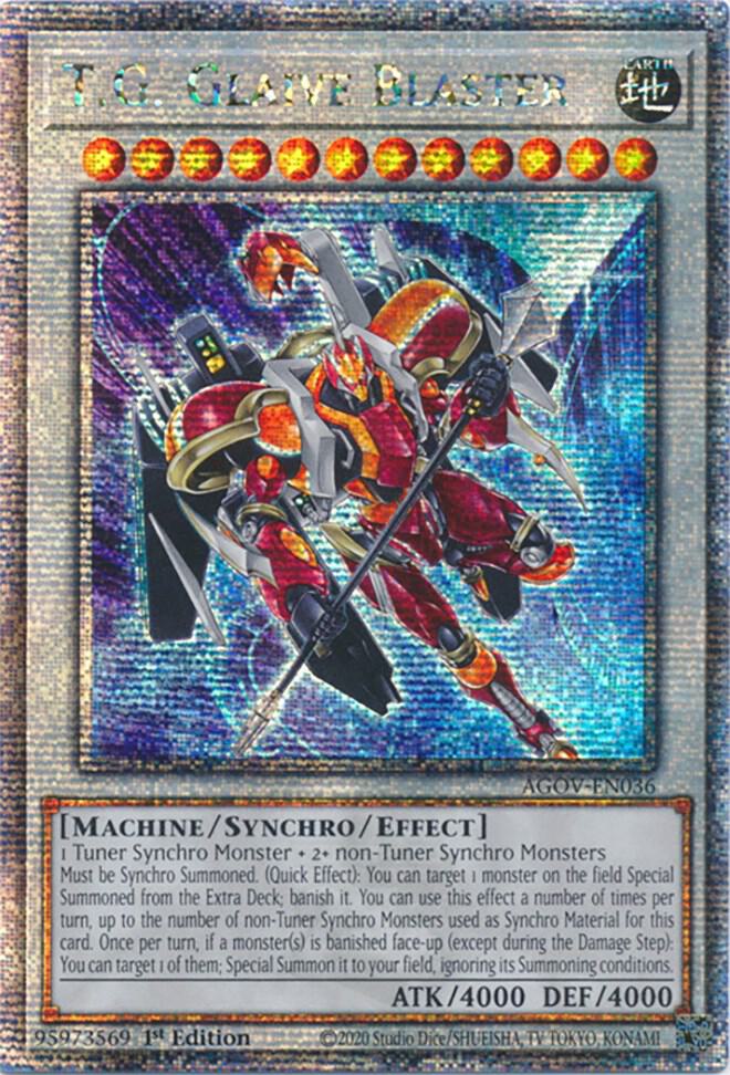 T.G. Glaive Blaster (Quarter Century Secret Rare) card image
