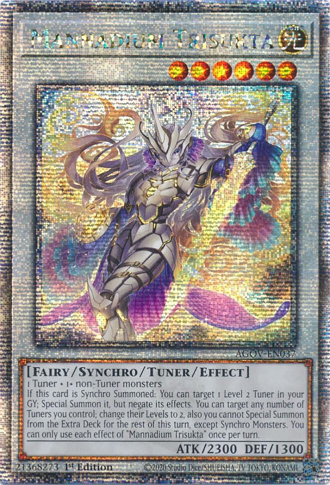 Mannadium Trisukta (Quarter Century Secret Rare) card image
