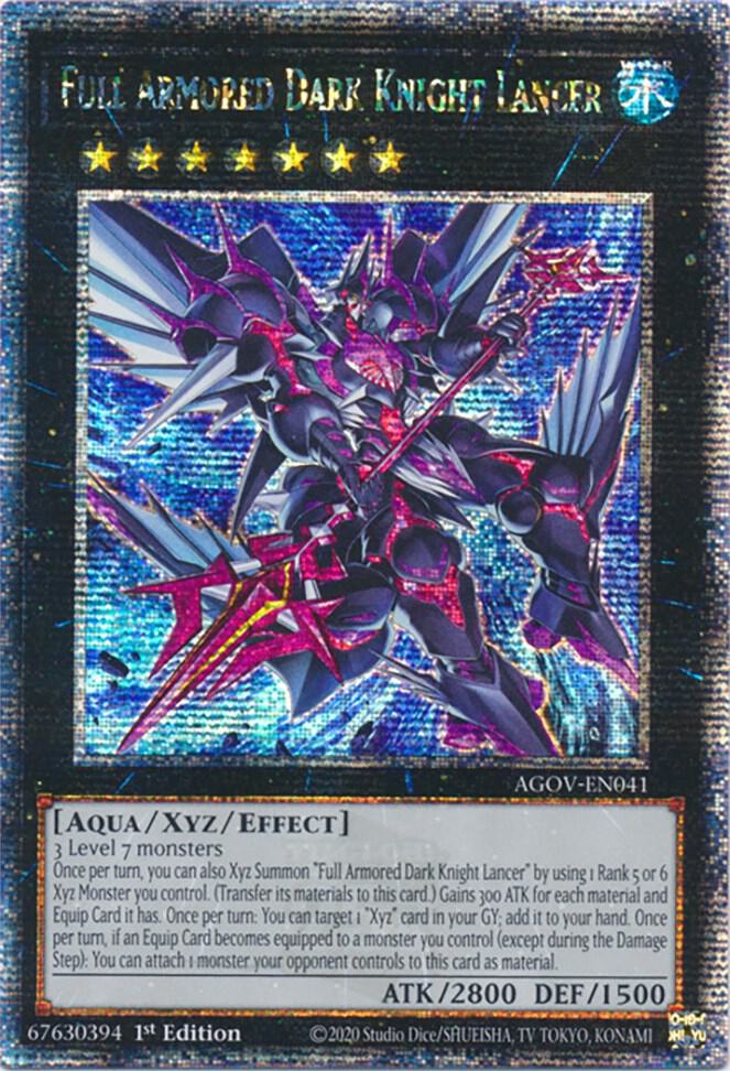 Full Armored Dark Knight Lancer (Quarter Century Secret Rare) card image