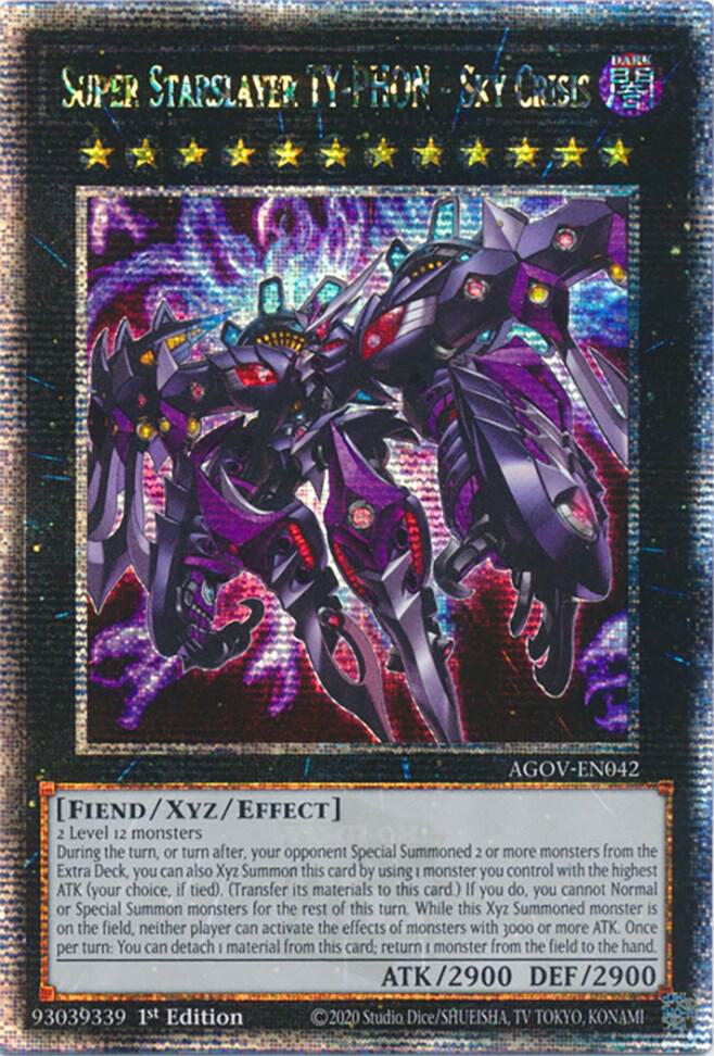 Super Starslayer TY-PHON - Sky Crisis (Quarter Century Secret Rare) card image