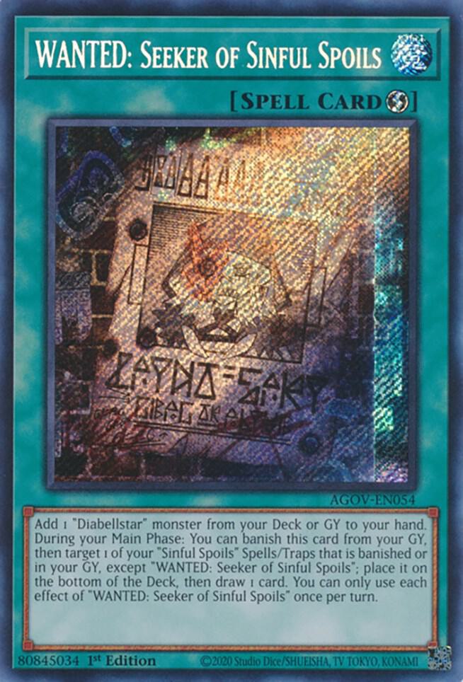 WANTED: Seeker of Sinful Spoils card image