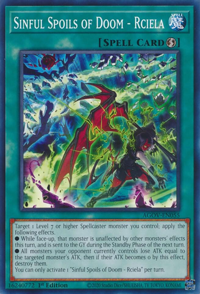 Sinful Spoils of Doom - Rciela card image