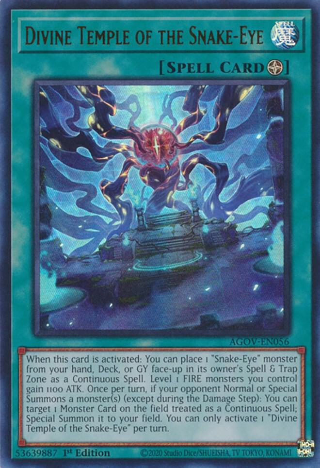 Divine Temple of the Snake-Eye card image