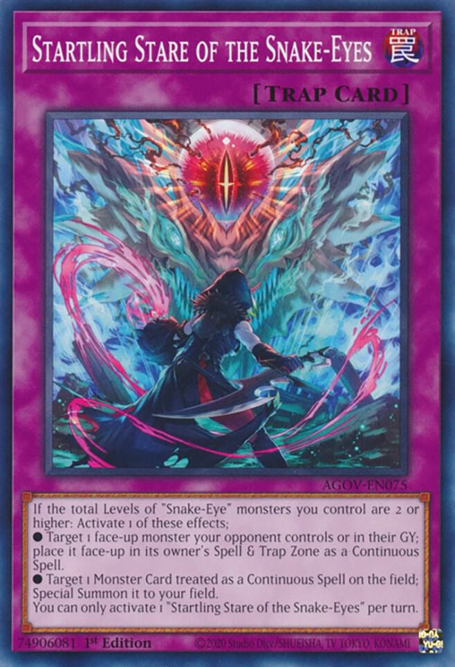 Startling Stare of the Snake-Eyes card image