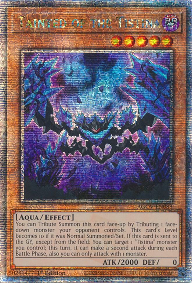 Tainted of the Tistina (Quarter Century Secret Rare) card image