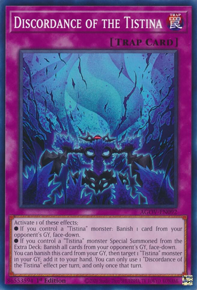 Discordance of the Tistina card image