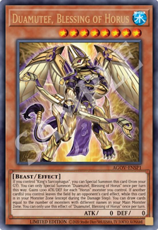 Duamutef, Blessing of Horus (AGOV-ENSP1) card image