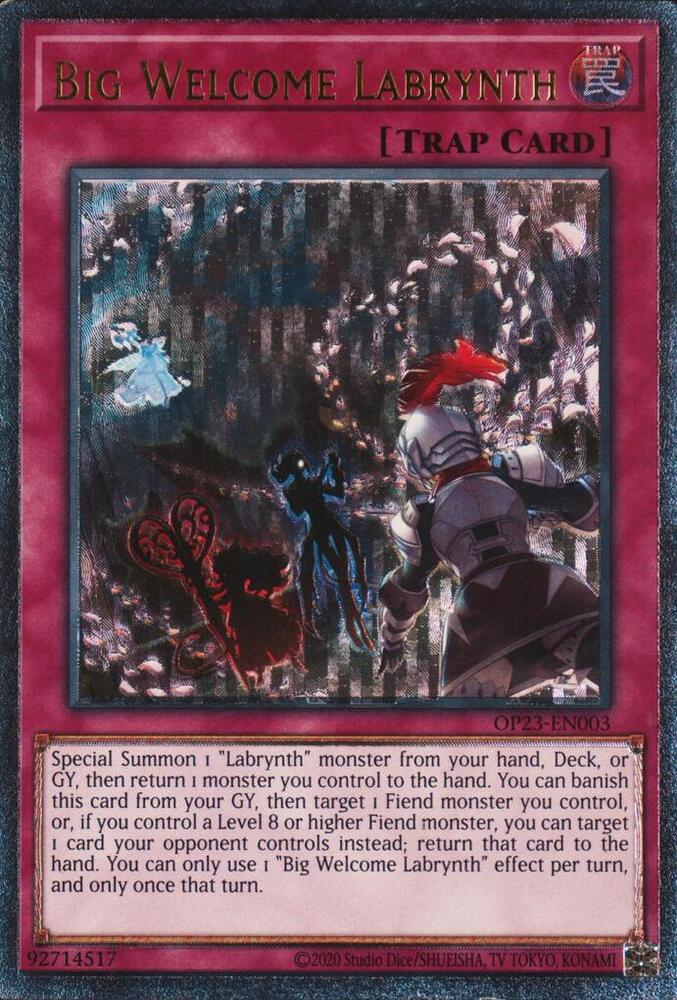 Big Welcome Labrynth (UTR) card image