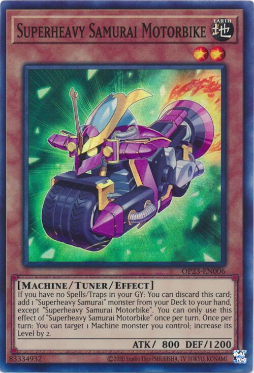 Superheavy Samurai Motorbike card image