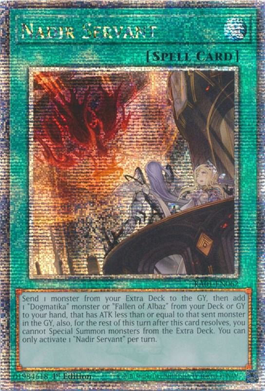 Nadir Servant (Quarter Century Secret Rare) card image
